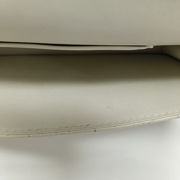 Cannage Calfskin Belt Bag White