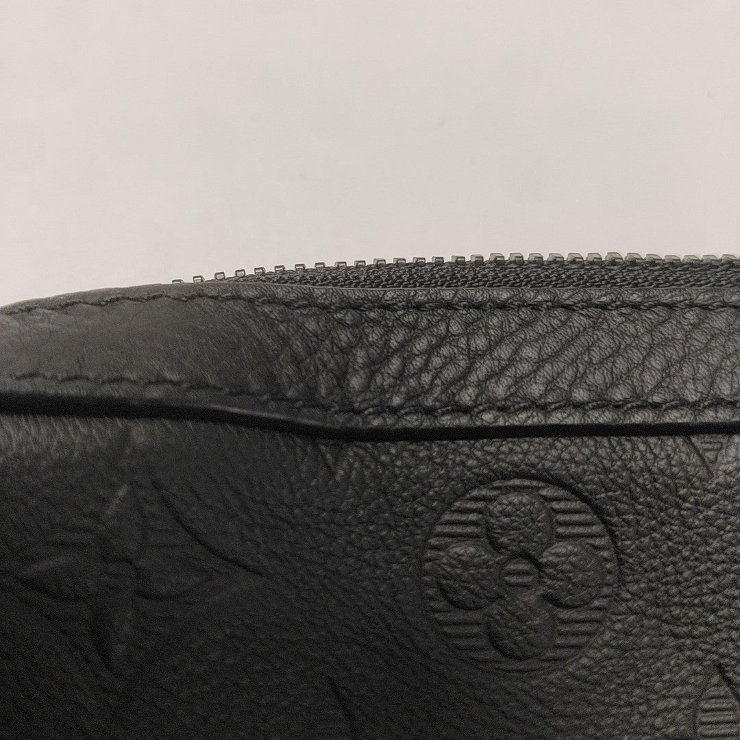 DUO Monogram Calfskin Black