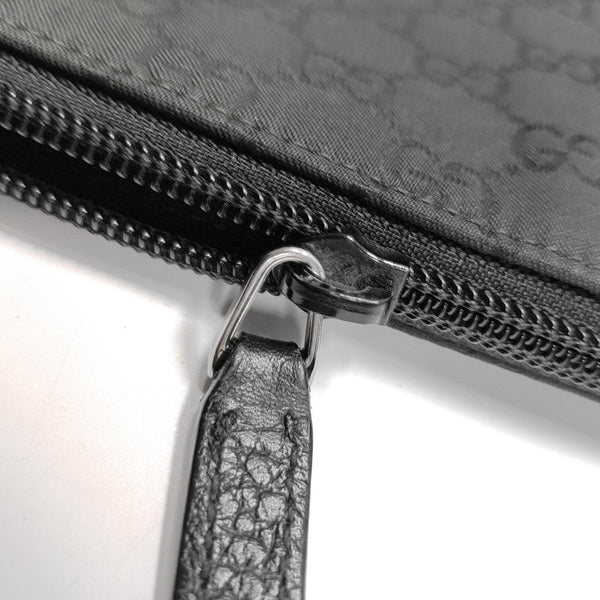 Monogram Canvas Shoulder Bag Black