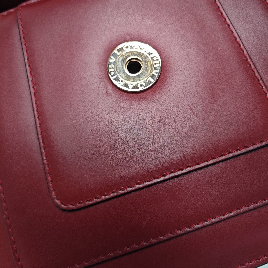 SERPENTI FOREVER Small Calfskin Red