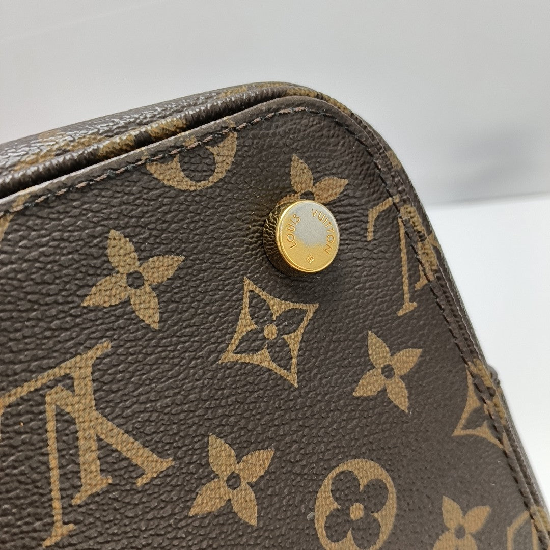 LOCKIT MM Monogram Coated Canvas Brown