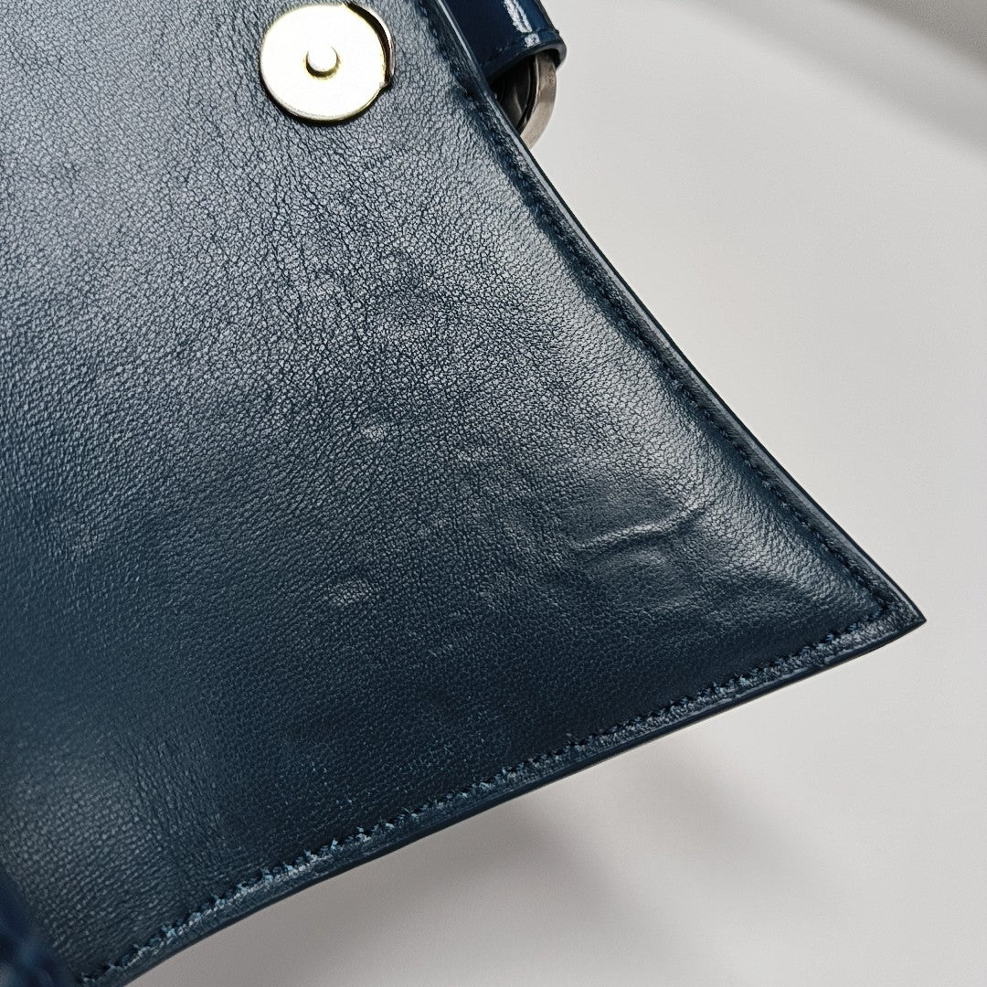 Hourglass XS Calfskin Blue
