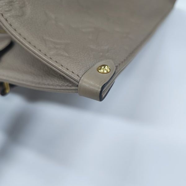 ONTHEGO MM Monogram Calfskin Gray