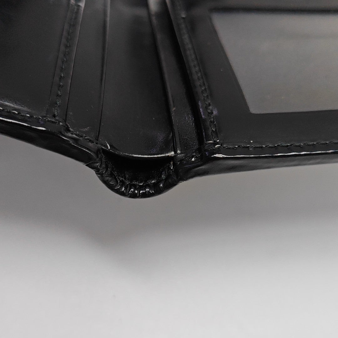 Monogram Coated Canvas Wallet Black