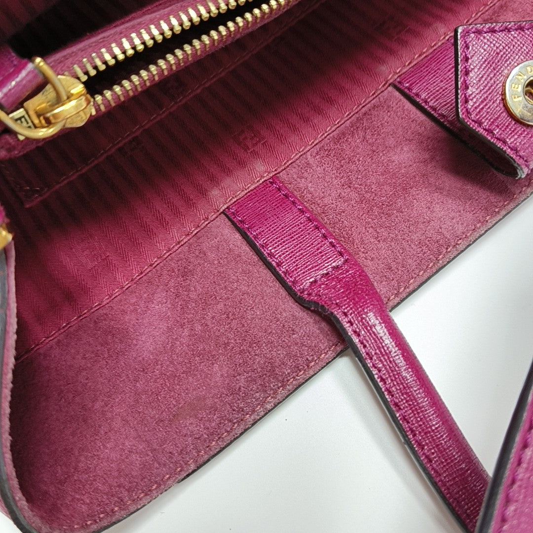 2 Jours Medium Calfskin Red
