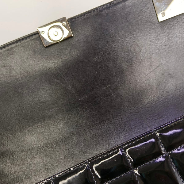 CHOCOLATE BAR Patent Leather Black