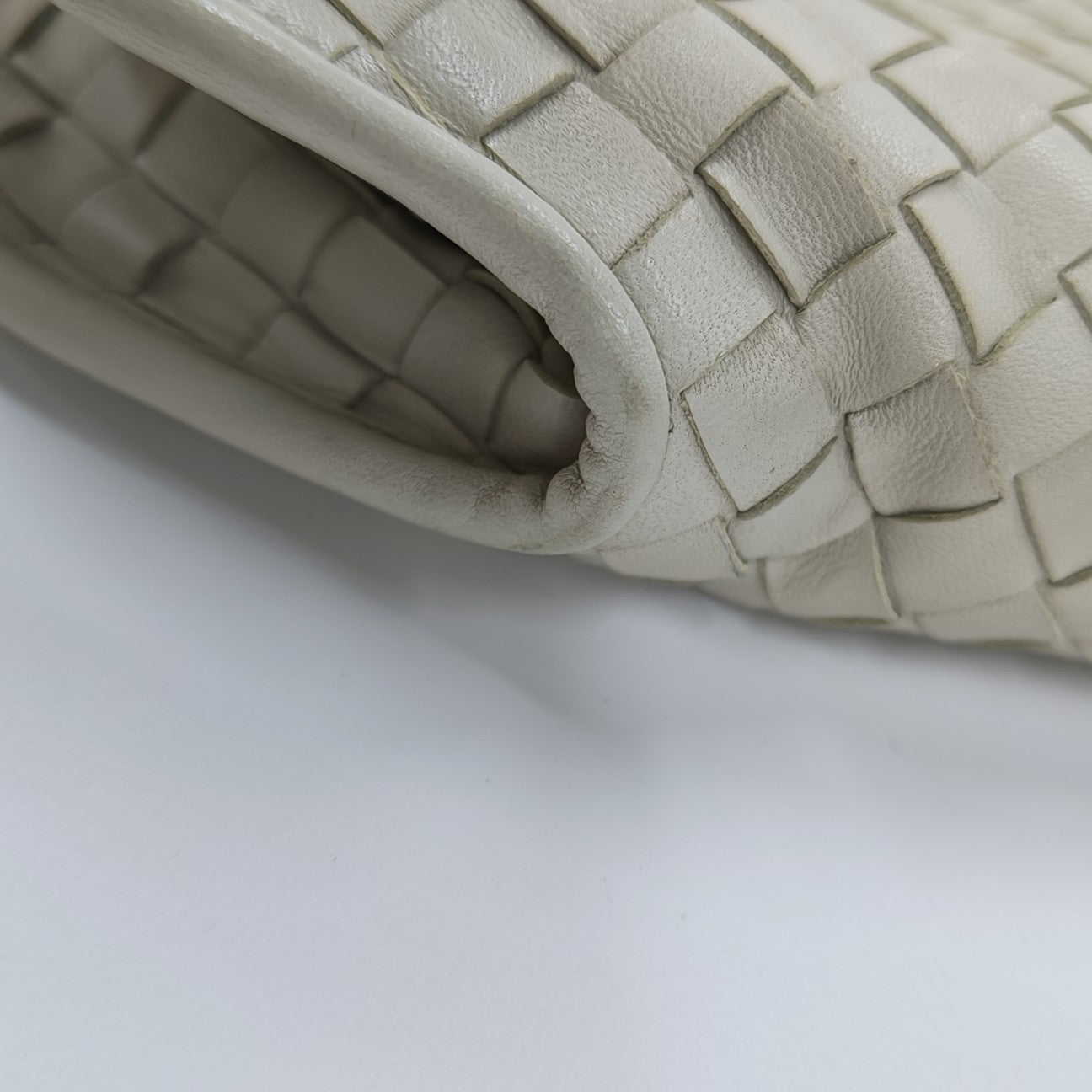 Calfskin Top Handle Bag White