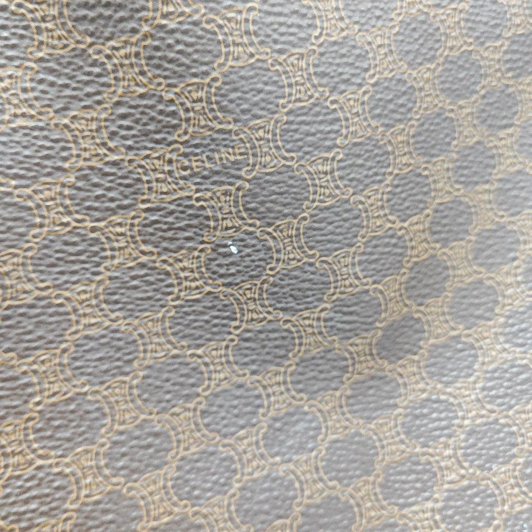 Coated Canvas Tote Bag Brown