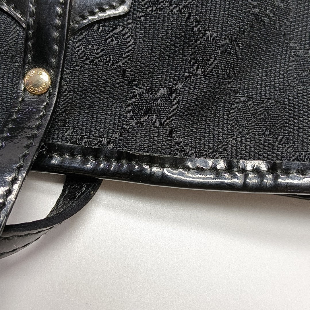 Monogram Canvas Top Handle Bag Black