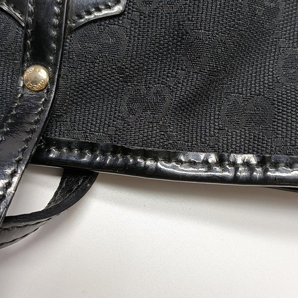 Monogram Canvas Top Handle Bag Black