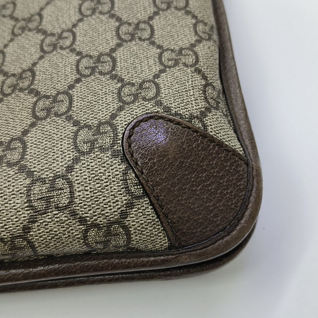 Neo Vintage Small Monogram Coated Canvas Beige