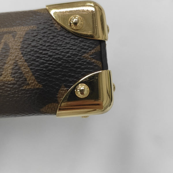 SLIM TRUNK Monogram Coated Canvas Brown