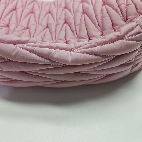Wander Matelassé Mini Quilted Fabric Pink