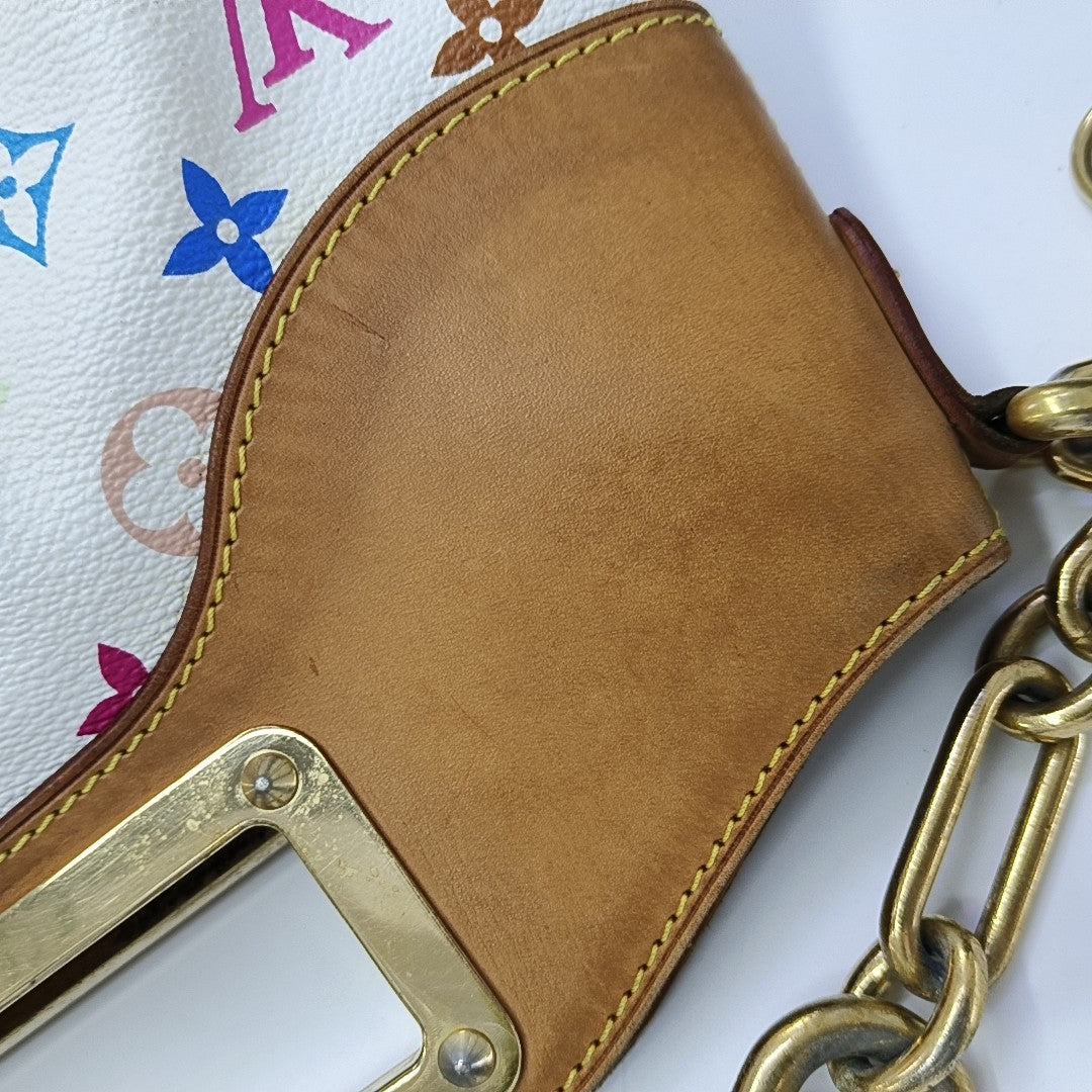 LV × TM JUDY MM Monogram Coated Canvas White