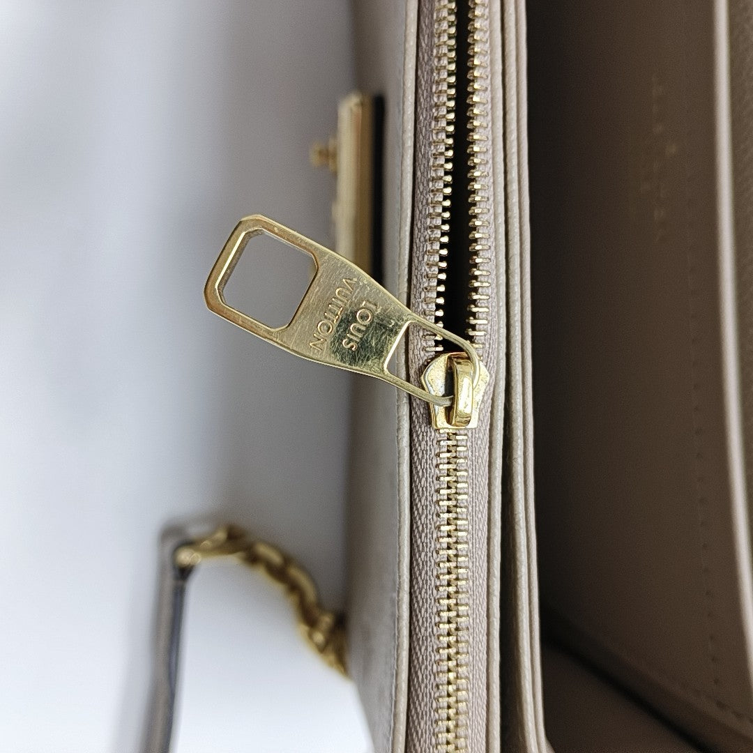 MARCEAU Monogram Calfskin Gray