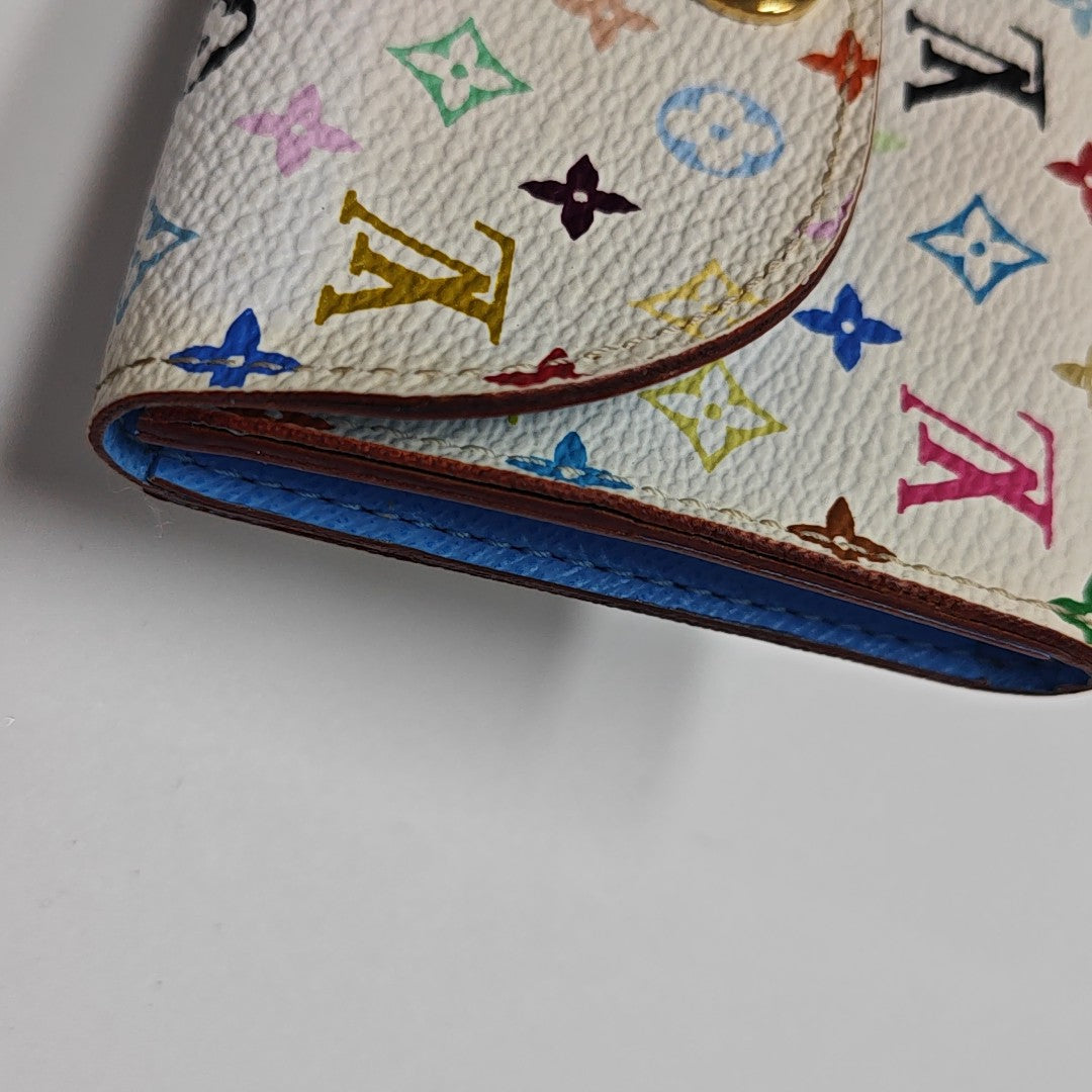 LV × TM ROSALIE Monogram Coated Canvas White Card Holder