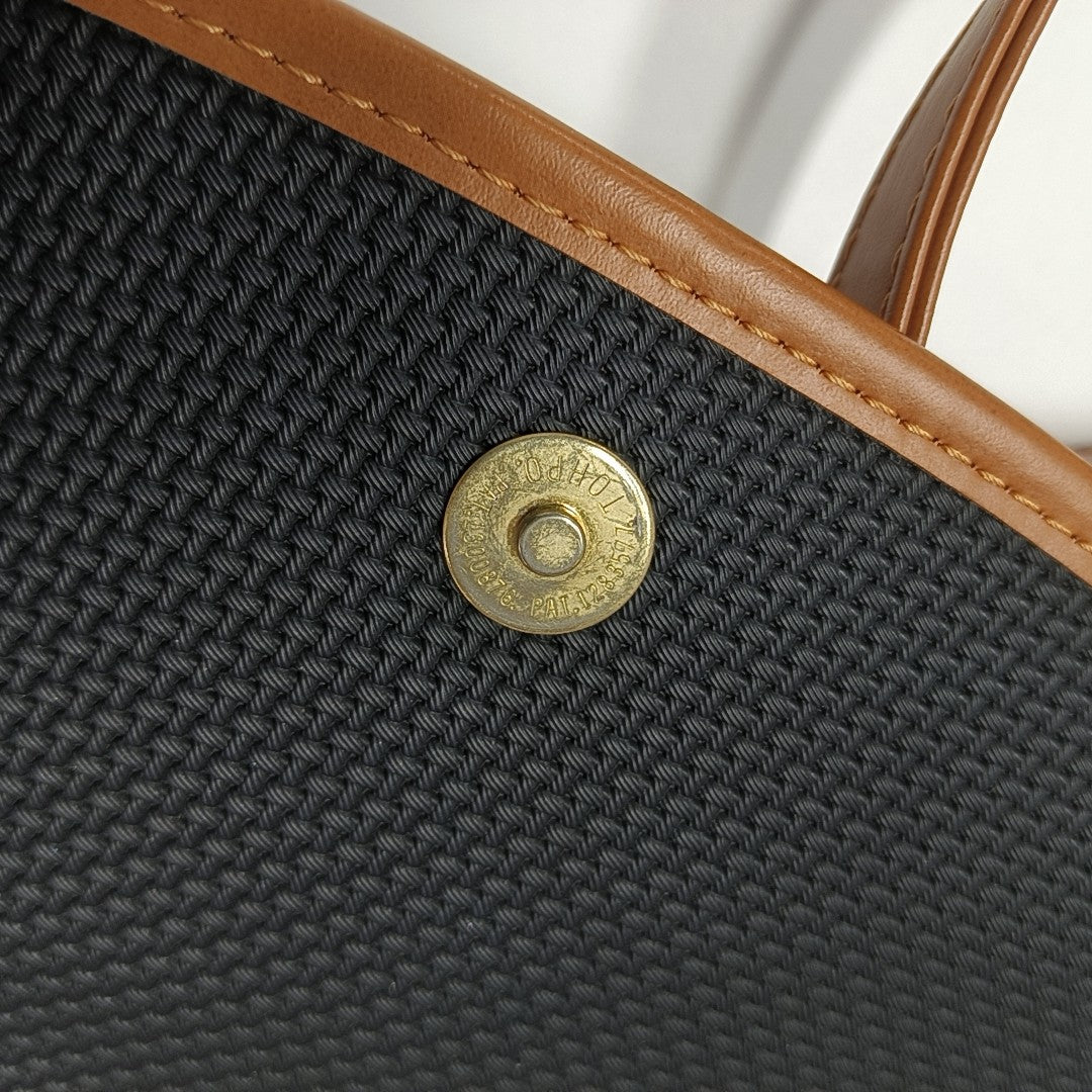 Fabric Shoulder Bag Black