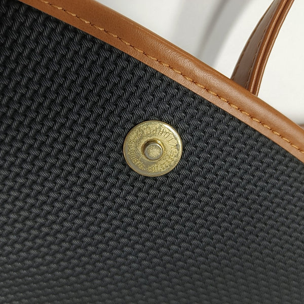 Fabric Shoulder Bag Black