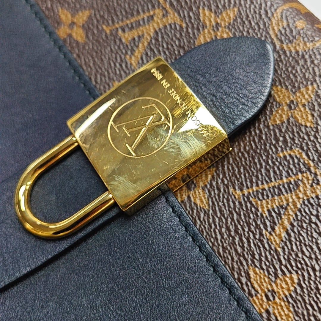 Authenticated pre-owned  LOCKY BB Monogram Coated Canvas Brown - Shoulder Bag at Looply