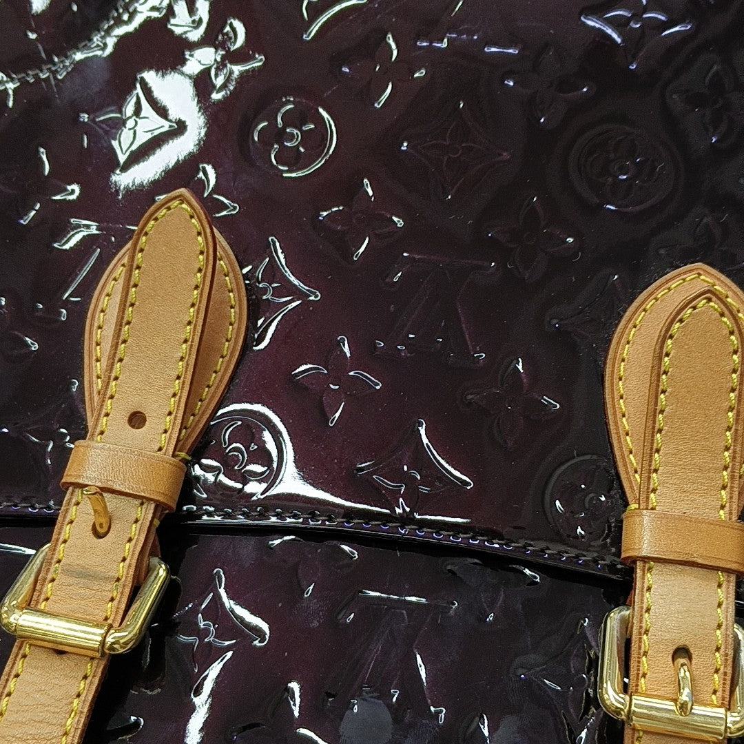 SUMMIT DRIVE Monogram Patent Leather Red