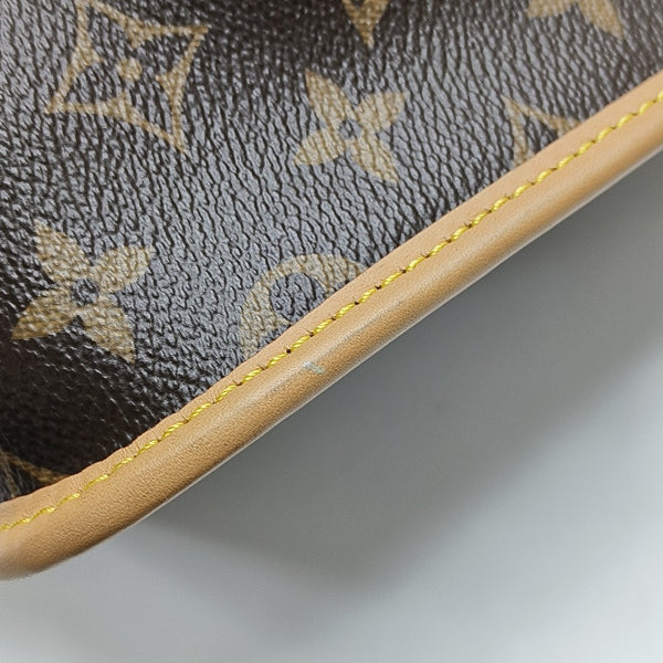 DIANE Monogram Coated Canvas Brown
