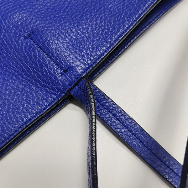 Calfskin Tote Bag Blue