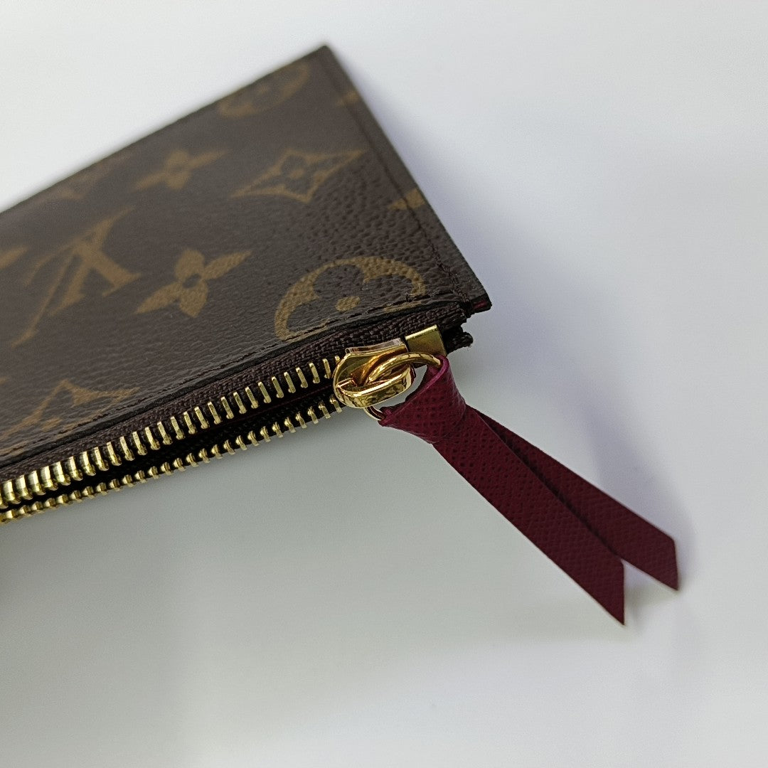 FÉLICIE Monogram Coated Canvas Brown