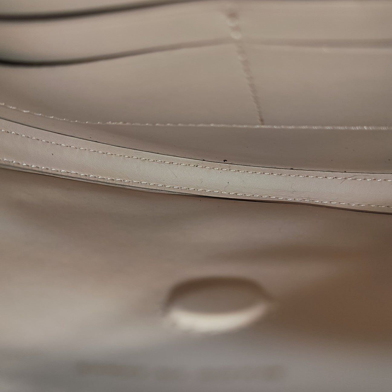 Calfskin Shoulder Bag Beige