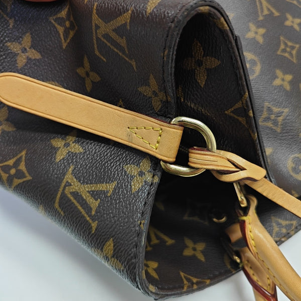 MONTAIGNE Monogram Coated Canvas Brown