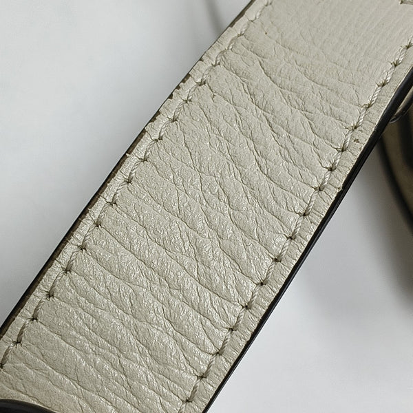 Horsebit 1955 Small Monogram Coated Canvas Beige
