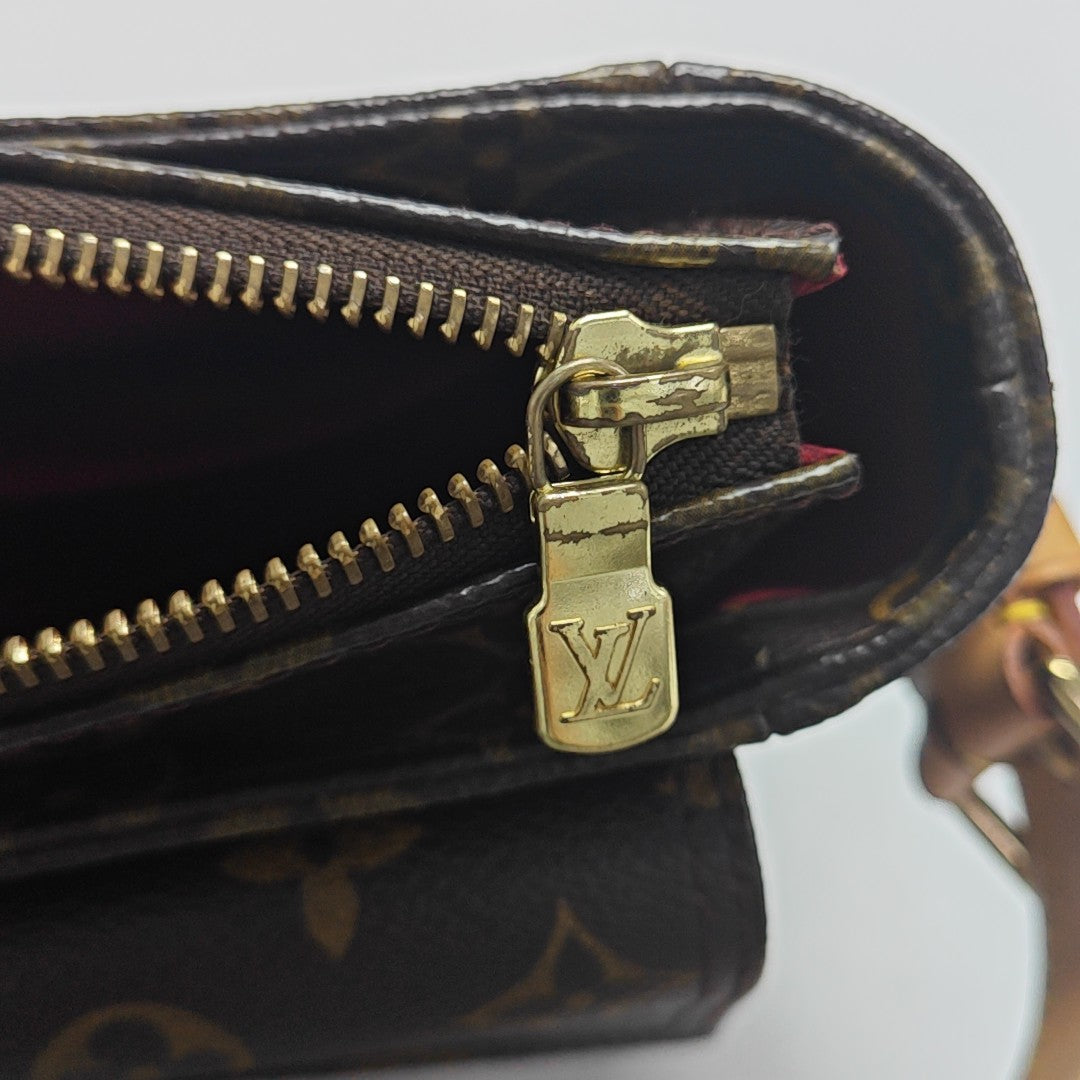 VIVA CITE Monogram Coated Canvas Brown