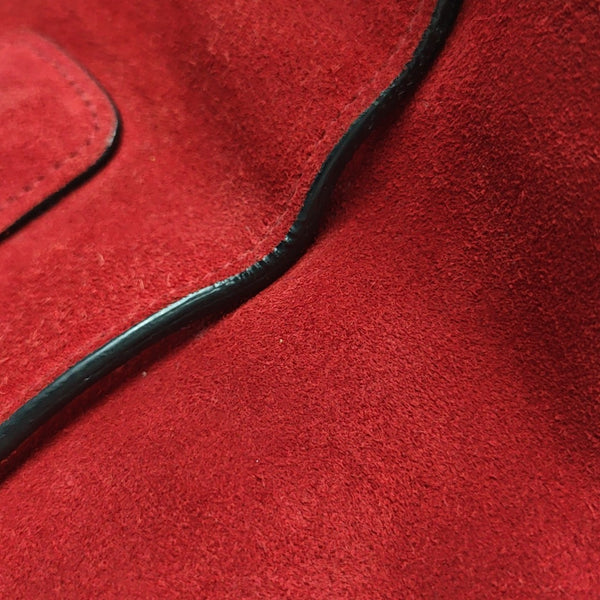 Glace Calf Suede Red