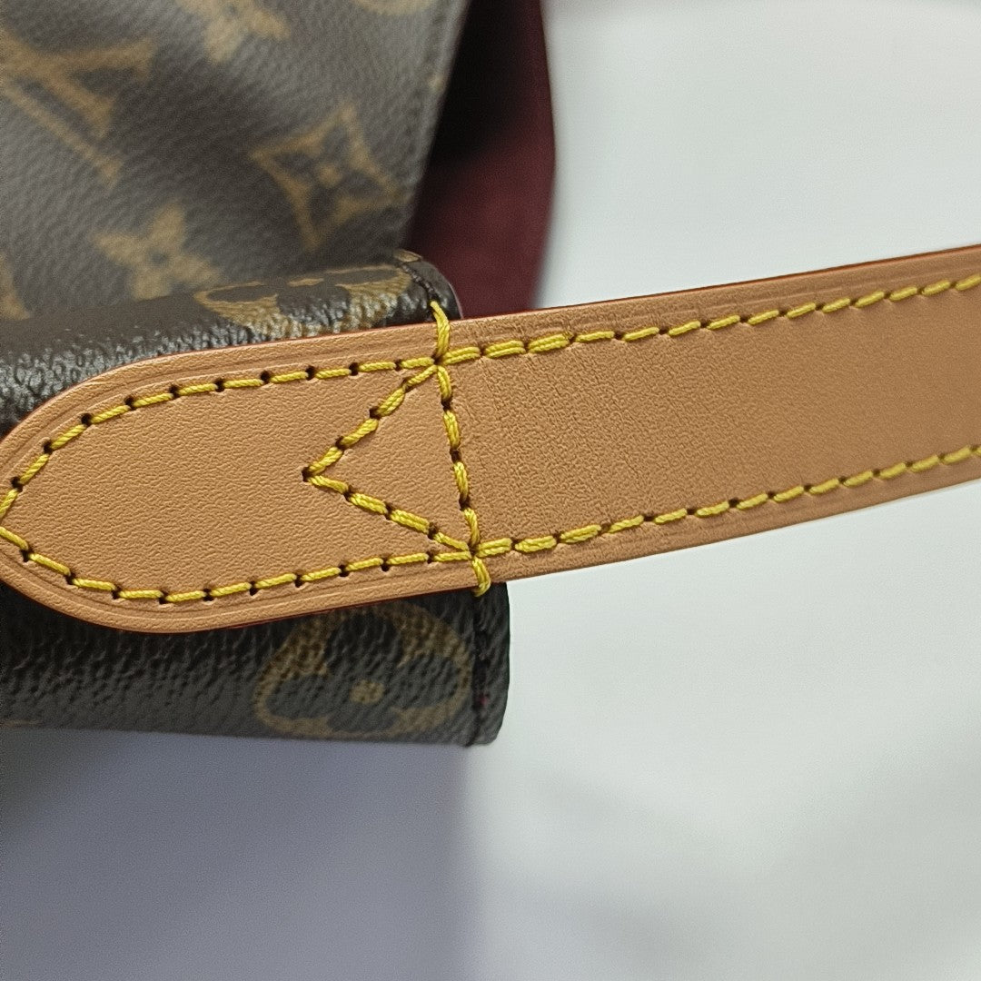 ALL IN Monogram Coated Canvas Brown