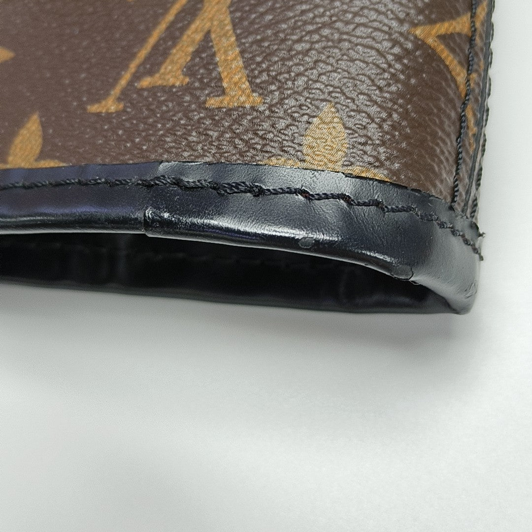 NEVERFULL MM Monogram Coated Canvas Brown