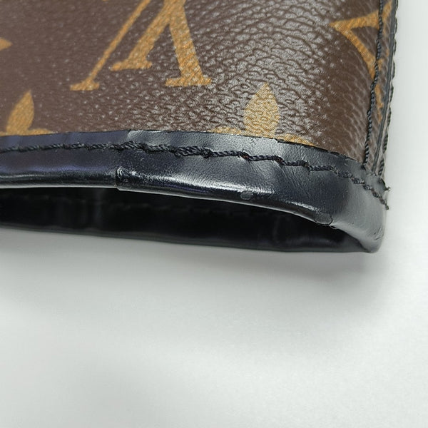 NEVERFULL MM Monogram Coated Canvas Brown