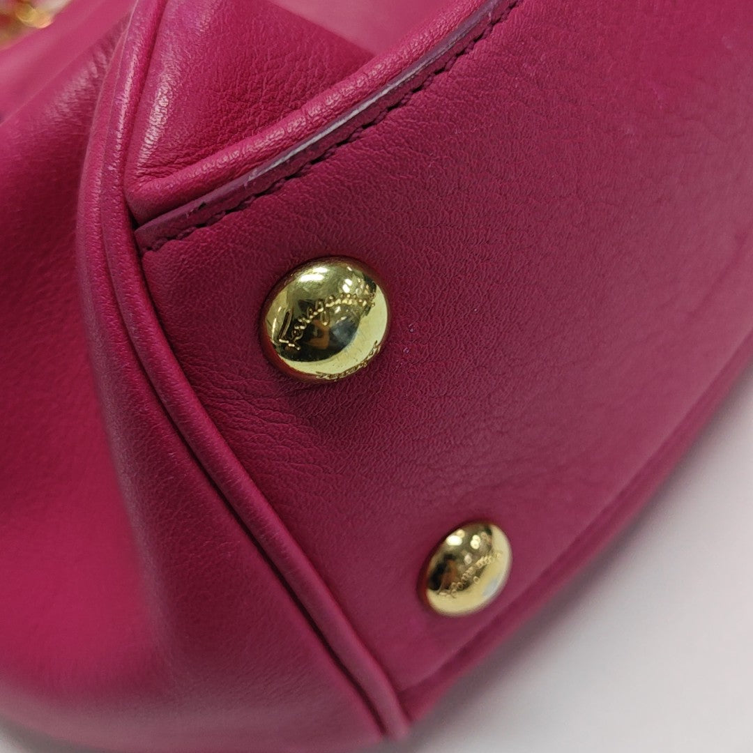 Calfskin Shoulder Bag Red