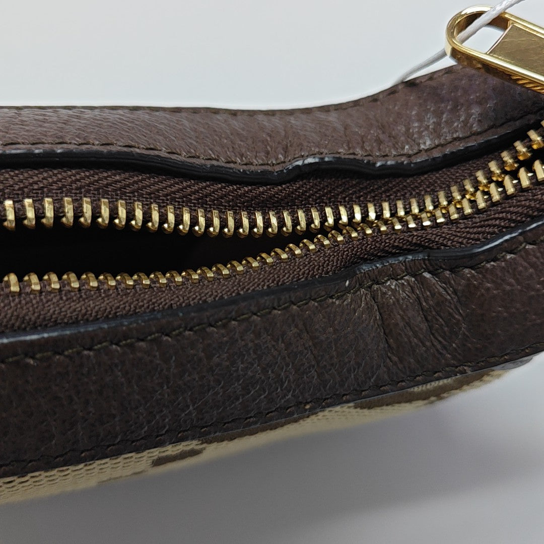 Ophidia Mini Monogram Canvas Beige
