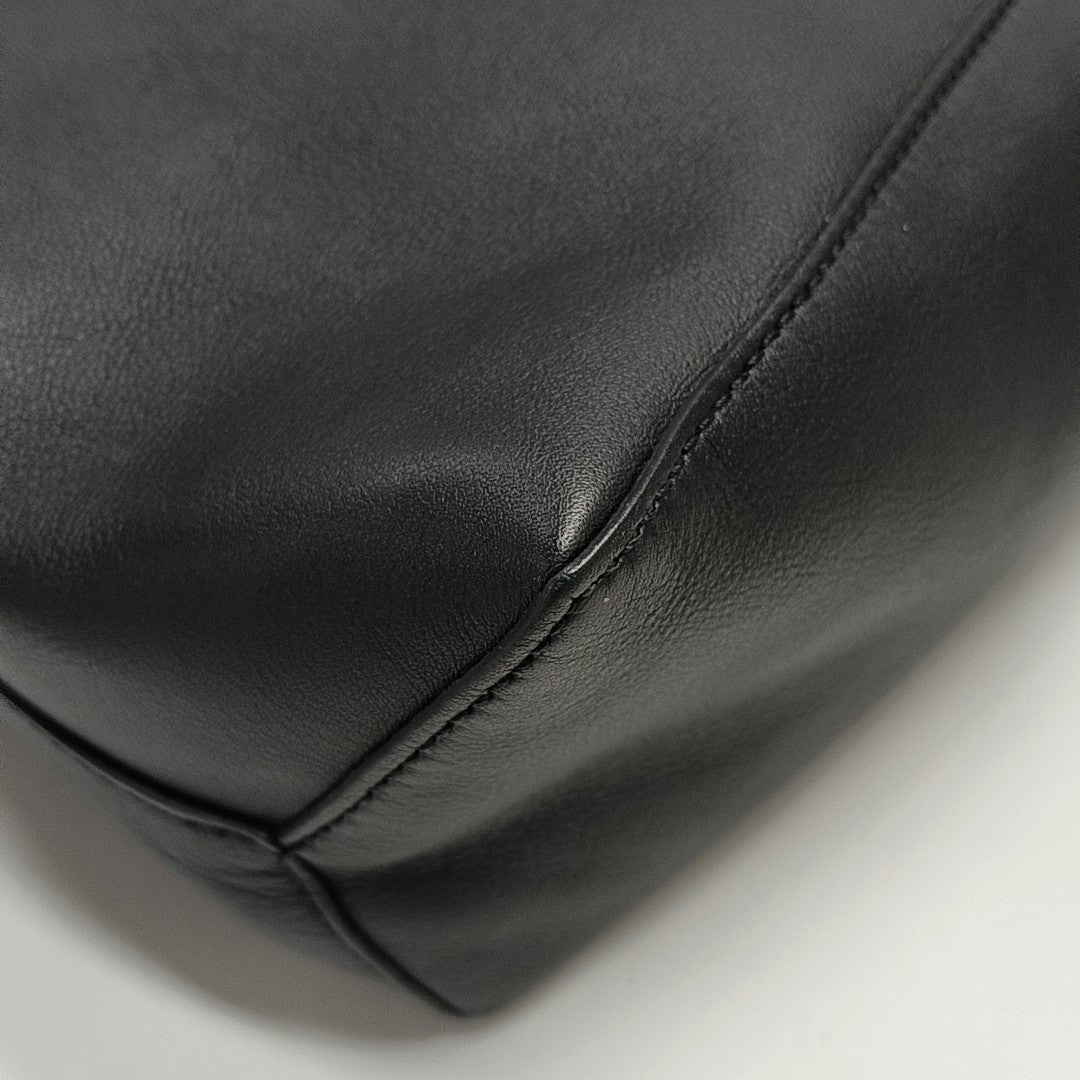 Puzzle Hobo Medium Calfskin Black