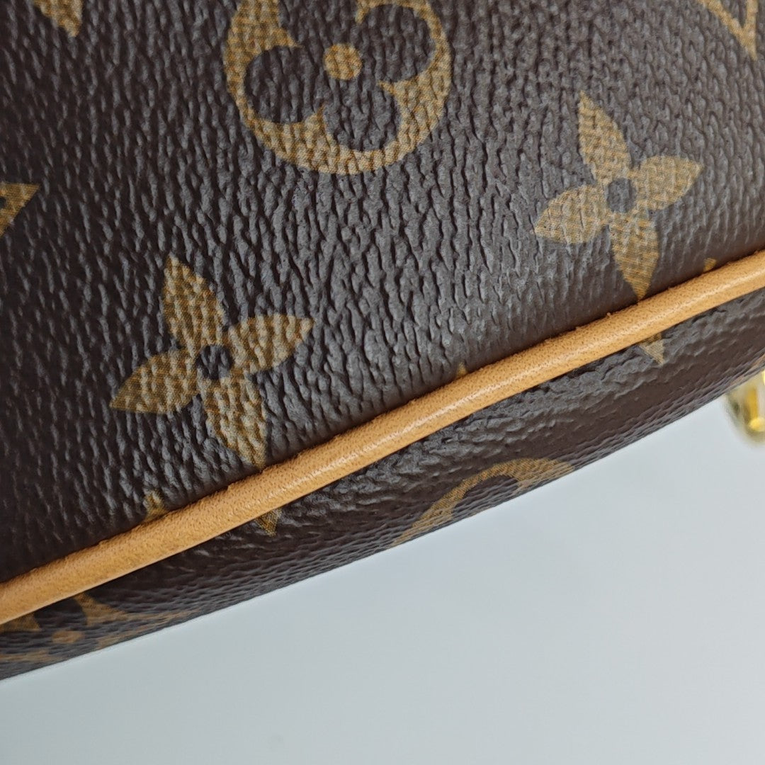 LOOP Monogram Coated Canvas Brown