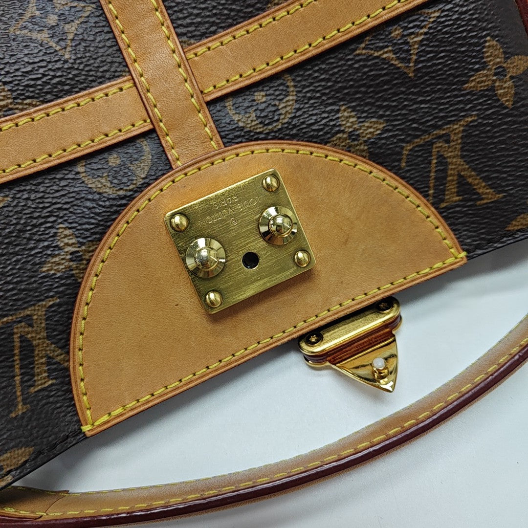 DUFFLE Monogram Coated Canvas Brown