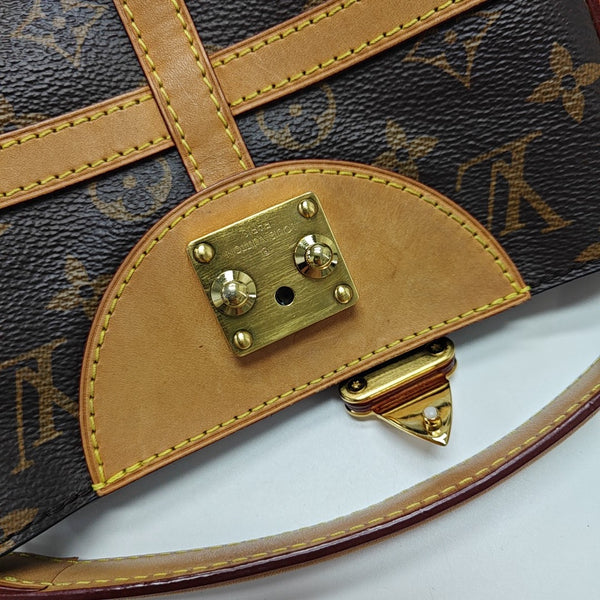 DUFFLE Monogram Coated Canvas Brown