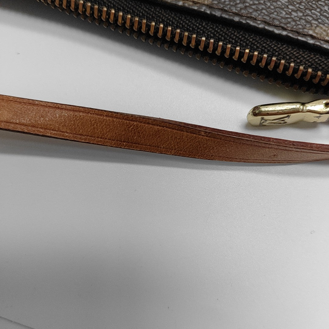 ACCESSOIRES Monogram Coated Canvas Brown