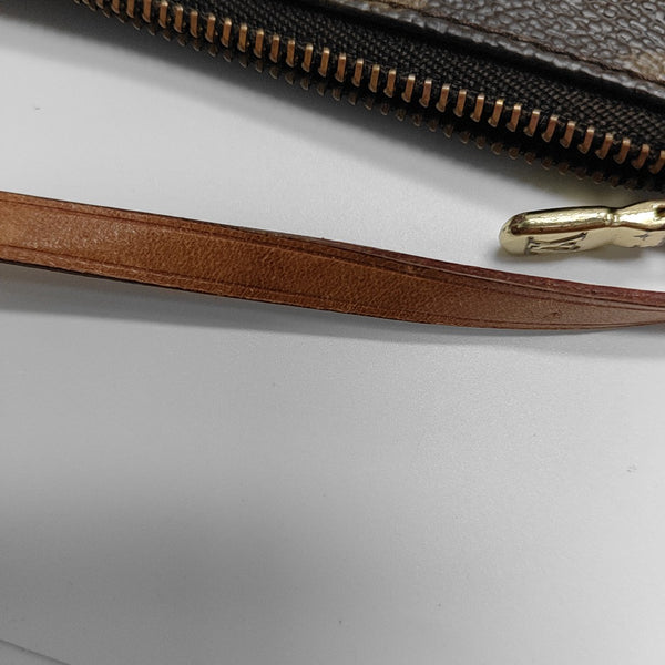 ACCESSOIRES Monogram Coated Canvas Brown