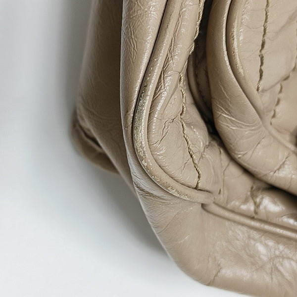 NIKI Medium Chevron Calfskin Pink