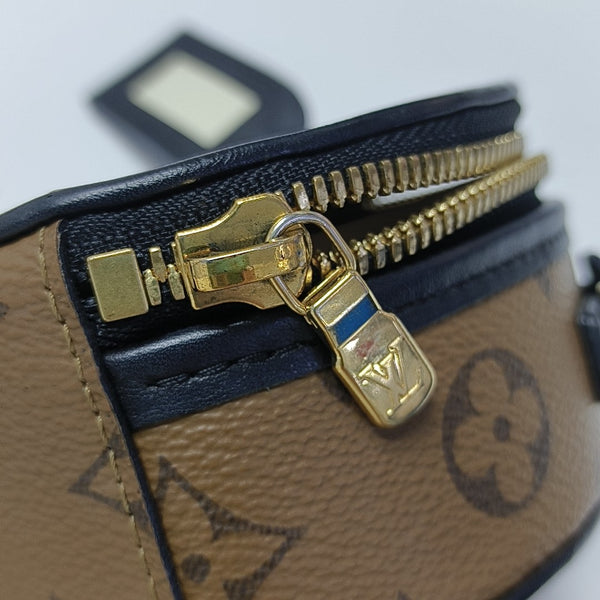 BOITE CHAPEAU Mini Monogram Coated Canvas Brown