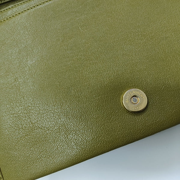 BECKY Mini Quilted Lambskin Green