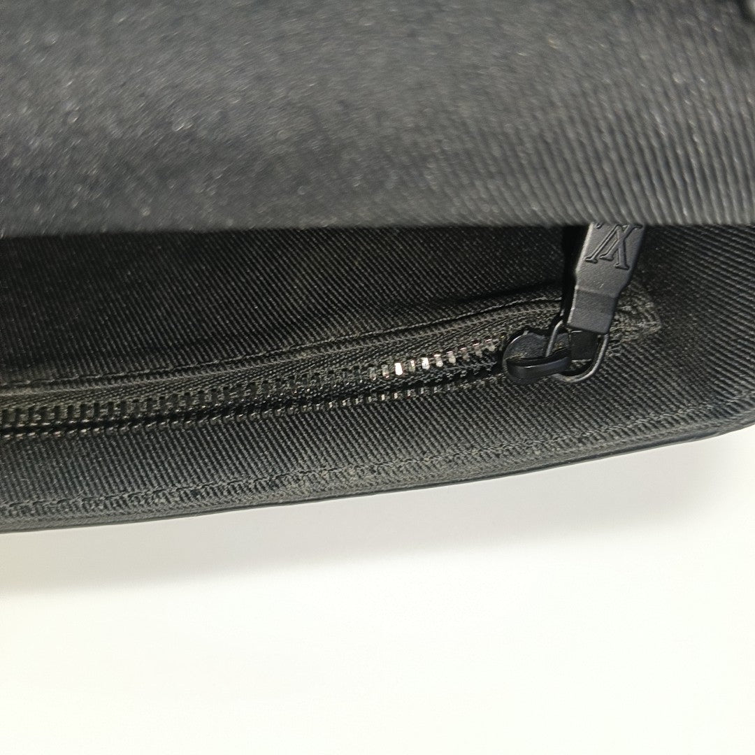 STEAMER Mini Monogram Coated Canvas Black