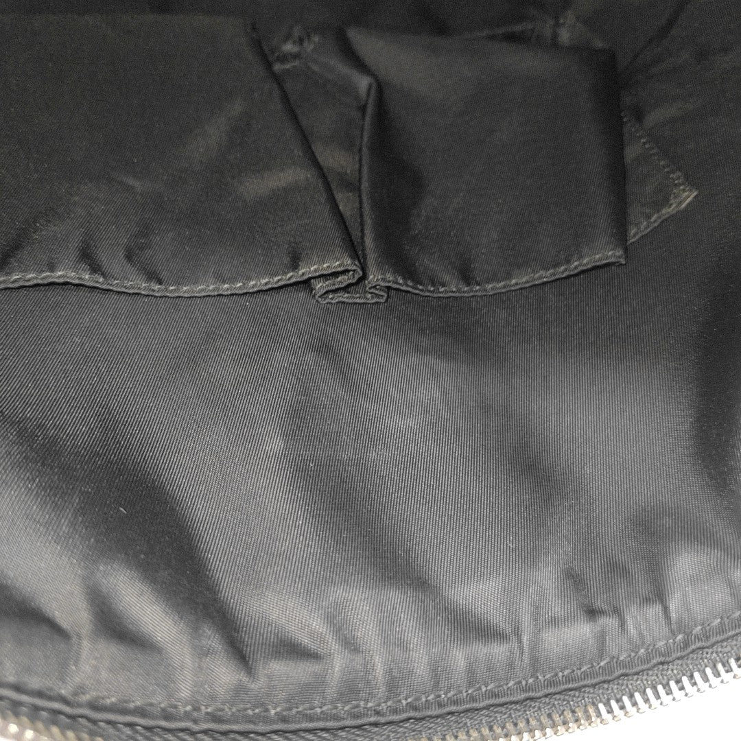 Fabric Shoulder Bag Black