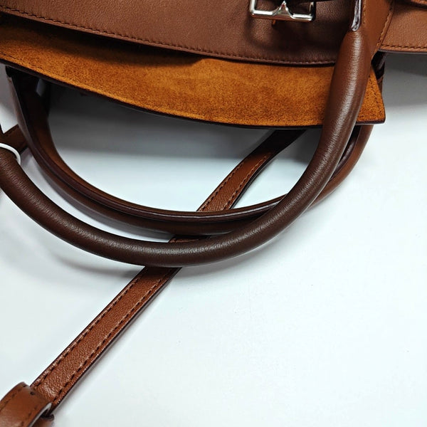 BIG BAG Small Calfskin Brown