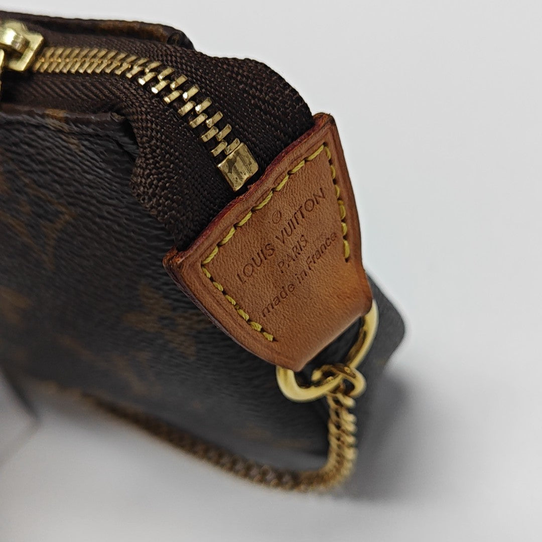 ACCESSOIRES Mini Monogram Coated Canvas Brown